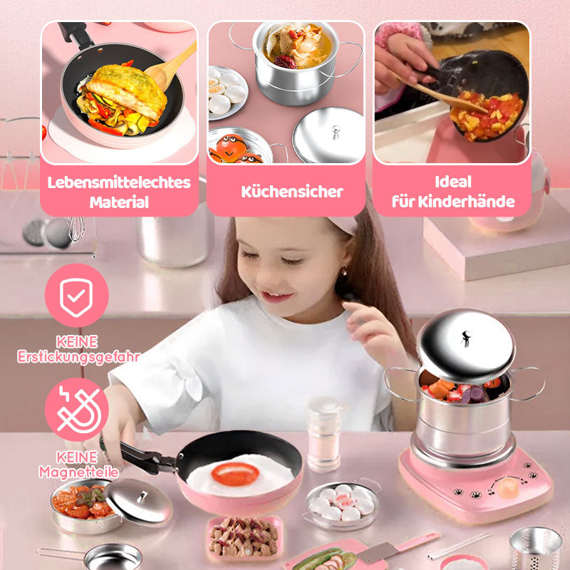 Mini-Küchen-Kochspielzeug für Kinder – 22-teiliges Set Mivoza Deutschland