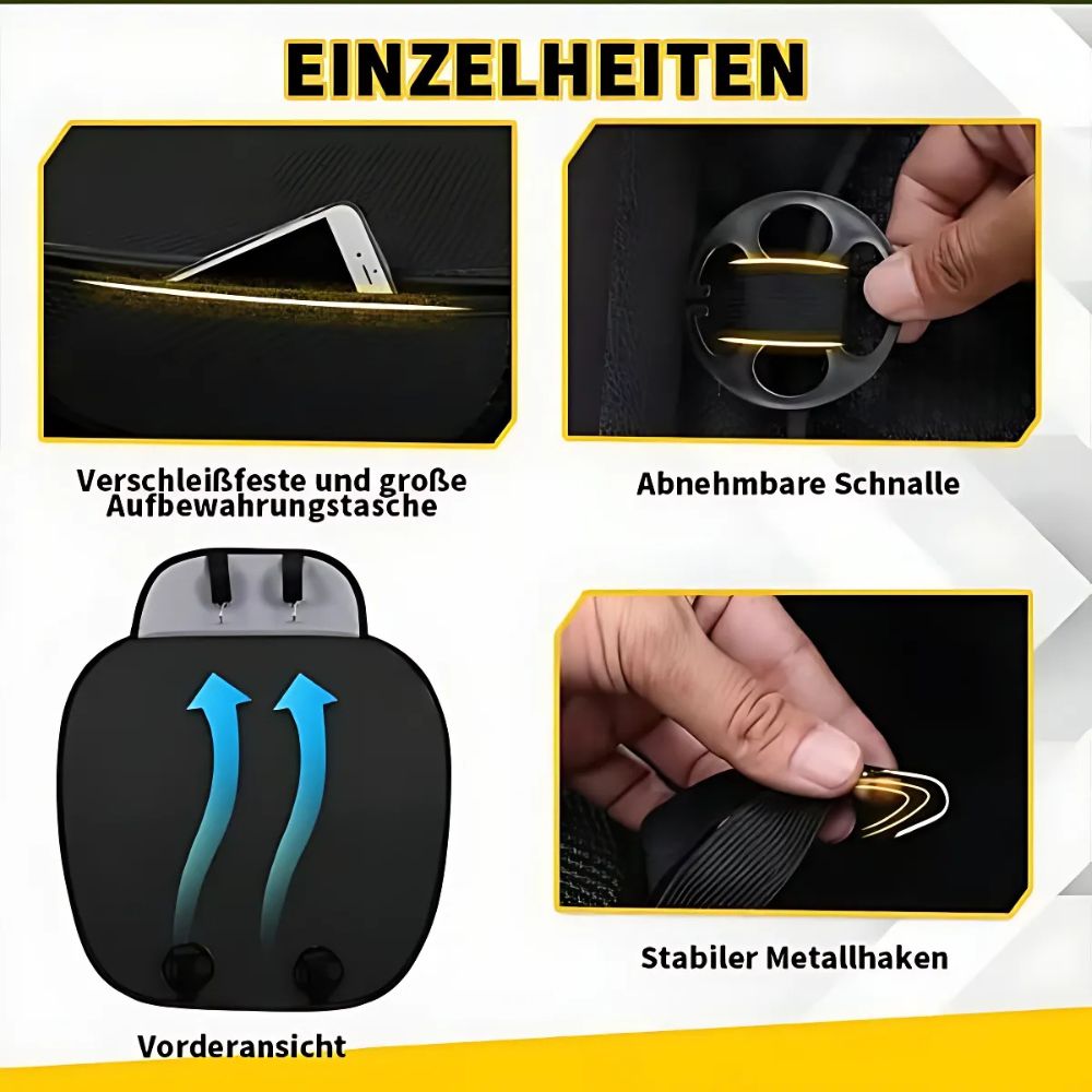 Atmungsaktive, rutschfeste autositzbezüge aus eisseide Zorenza