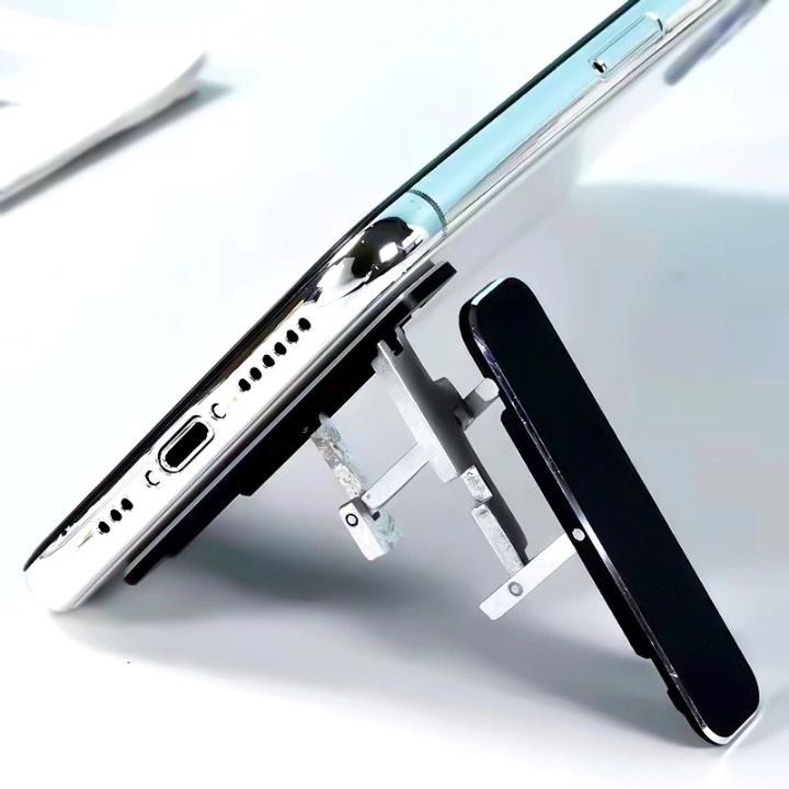 1+1 Gratis | Faltbarer Mini-Handyhalter aus Aluminium – kompakt & tragbar Mivoza Deutschland