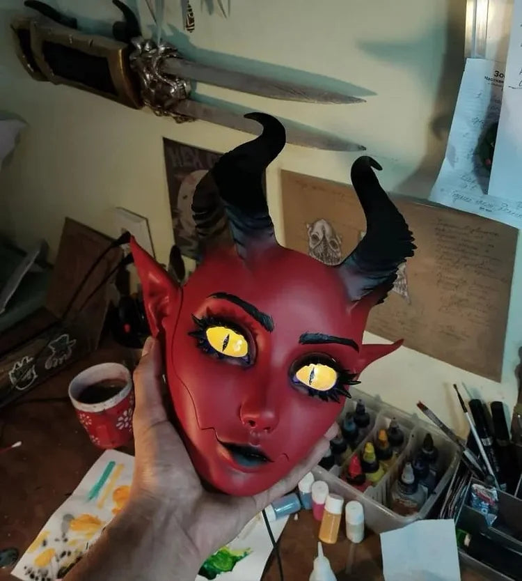 Babydoll-Maske – Dark-Aesthetic Accessoire für Rollenspiel & Cosplay Mivoza Deutschland