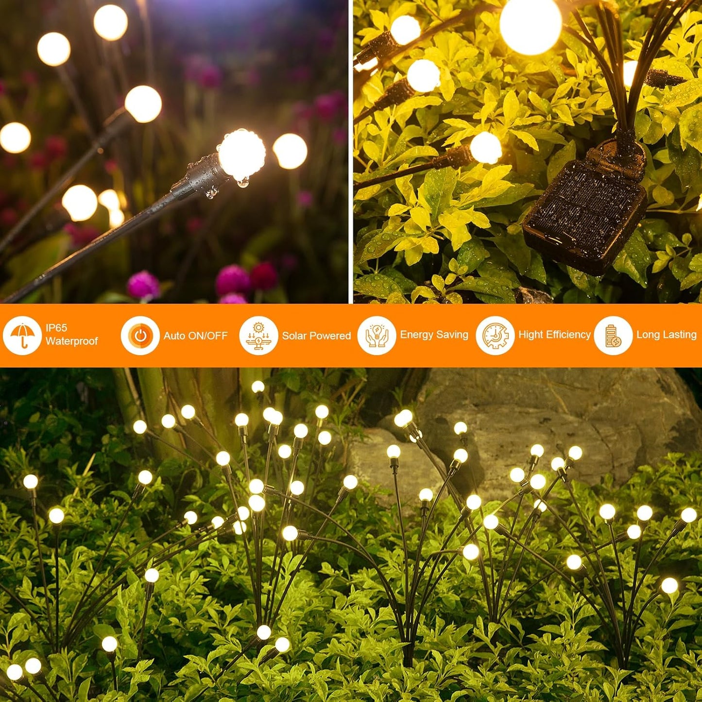 Solar-Gartenleuchten – Sanftes, Schwingendes Licht für Magische Nächte Mivoza Deutschland