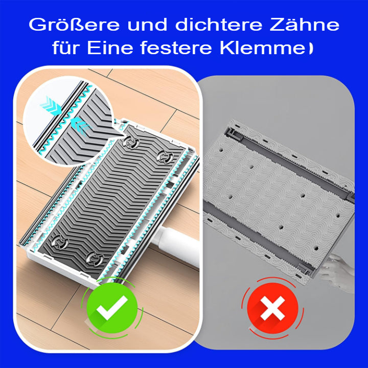 Flachmopp mit Edelstahlgriff – Hygienische Reinigung leicht gemacht