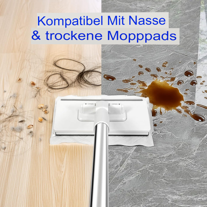 Flachmopp mit Edelstahlgriff – Hygienische Reinigung leicht gemacht