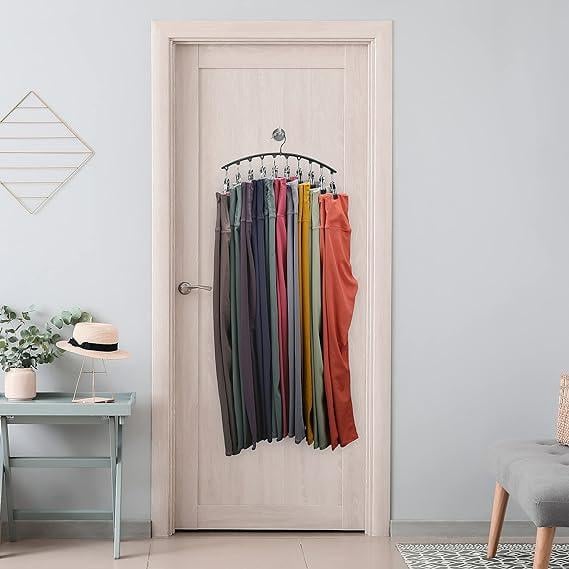 2er-Set Leggings-Organizer Kleiderbügel – mit 20 Clips für platzsparende Aufbewahrung! Mivoza Deutschland