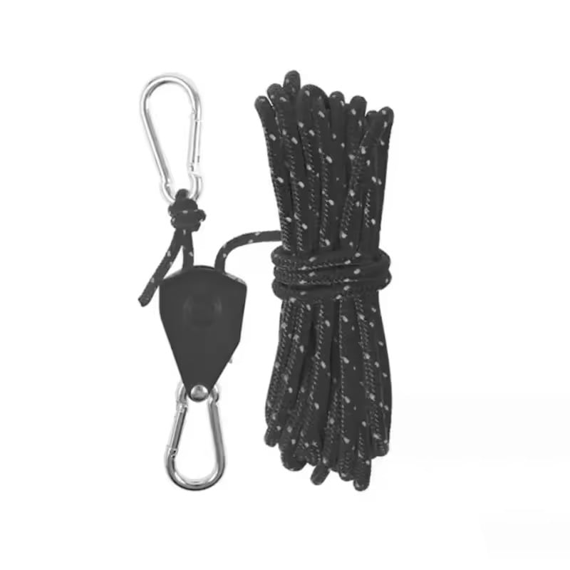 1+1 GRATIS | Winddichtes Outdoor-Seil – 5 m Reflektierendes Nylon mit Karabiner Mivoza Deutschland