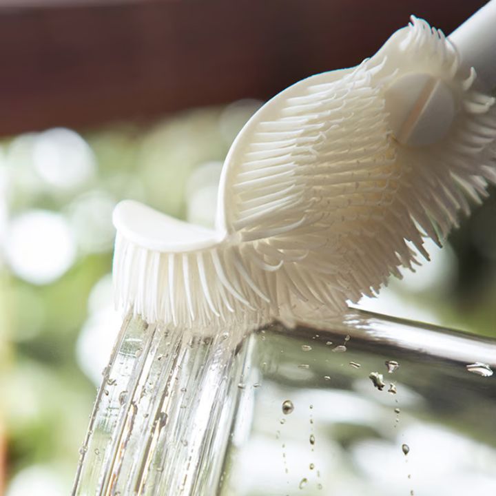 Flexibler Silikon-Flaschenbürste – Hygienereiniger für Gläser Mivoza Deutschland