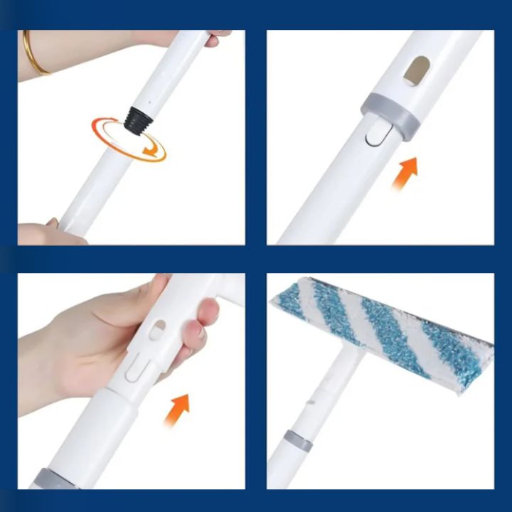3-in-1 Fensterreiniger mit Verlängerung & Sprayfunktion + 3 Gratis-Tücher Mivoza Deutschland