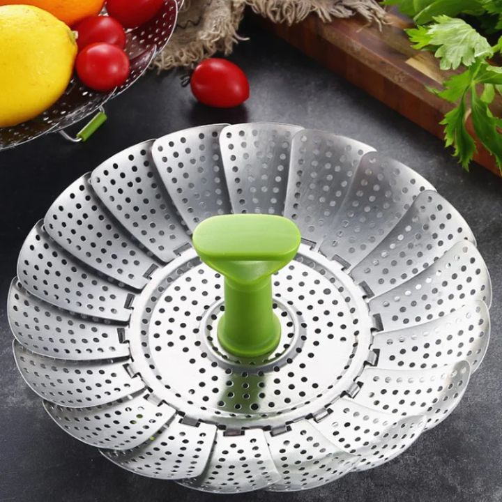 1+1 Gratis | Faltbarer Dampfgarer aus Edelstahl – Für gesundes Kochen Mivoza Deutschland