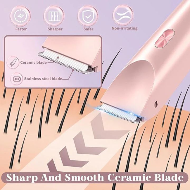 2-in-1 Damen-Trimmer – Sanft & präzise für Gesicht & Körper Mivoza Deutschland