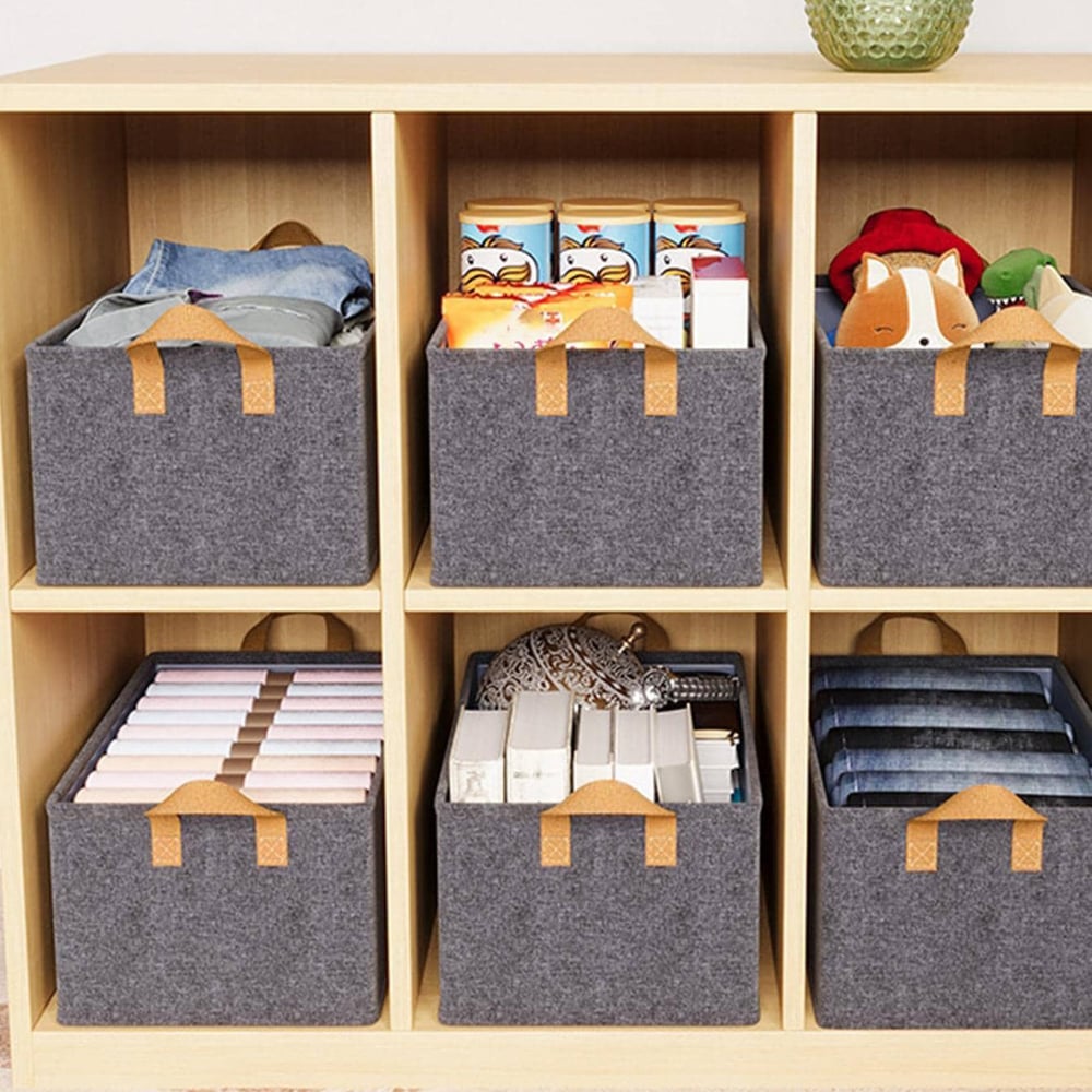 Faltbare Aufbewahrungsbox – Platzsparender Organizer für Schrank & Kleiderschrank Mivoza Deutschland