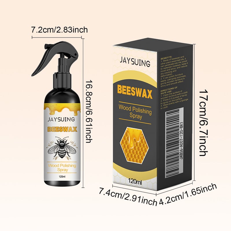 Natürliches Bienenwachs-Pflegespray – Eine kaufen, eine gratis dazu – Für natürlichen Glanz & Holzschutz! Mivoza Deutschland