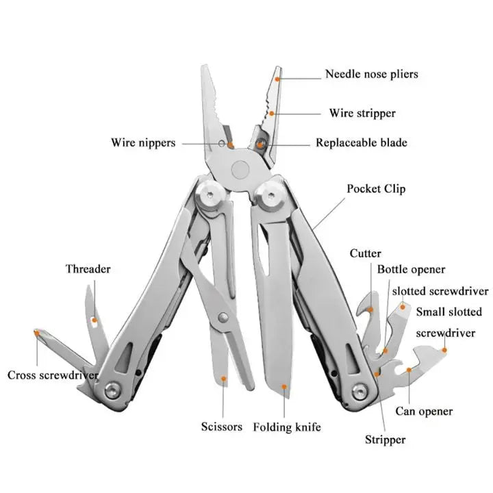 9-in-1 Multitool – Hochwertiges Klappmesser mit hoher Härte Mivoza Deutschland