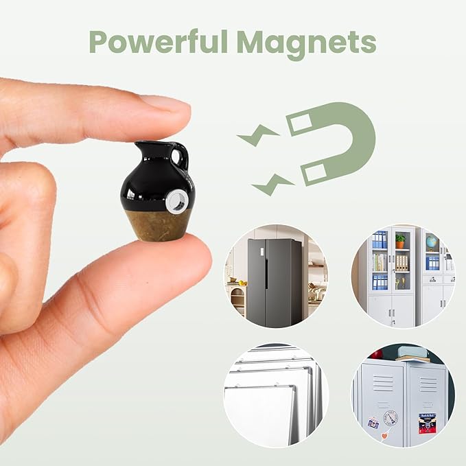 3er-Set Mini-Pflanzenvasen-Magnete für dekorative und frische Akzente Mivoza Deutschland