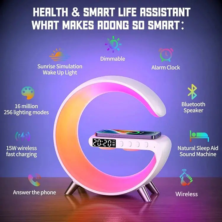 All-in-One Bluetooth-Lautsprecher & Stimmungsleuchte mit Ladefunktion Mivoza Deutschland