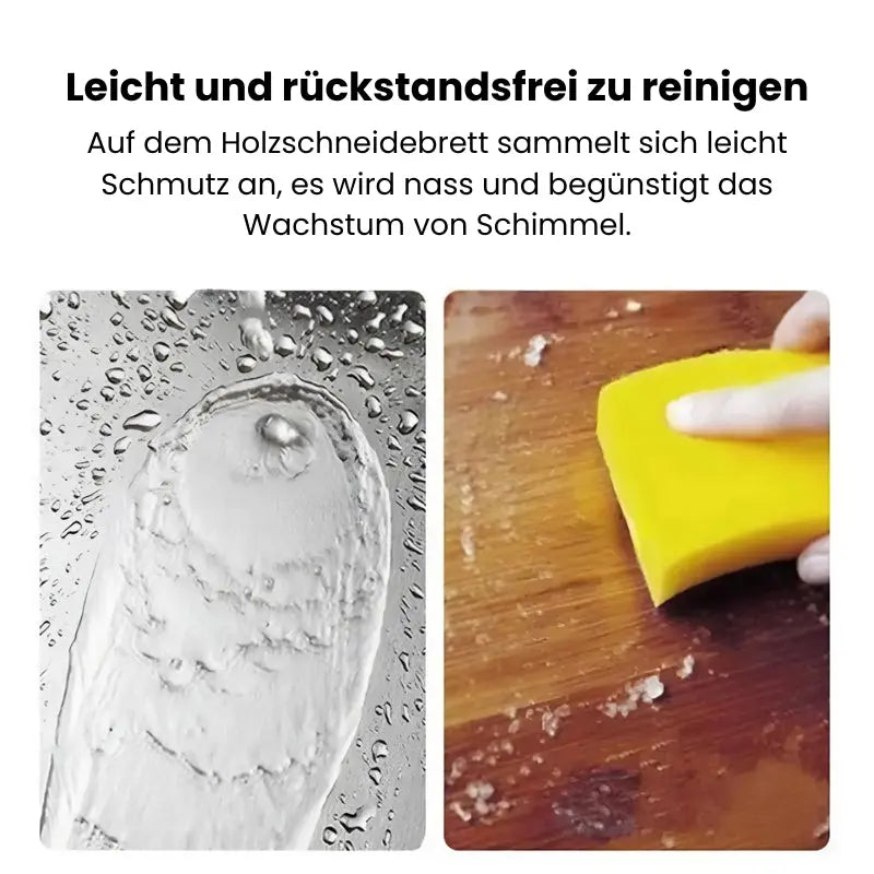Antibakterielles Schneidebrett aus Edelstahl mit Griff Mivoza Deutschland