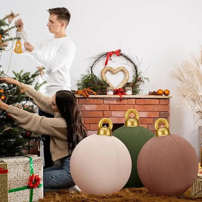 Aufblasbare Weihnachtskugeln groß — Stilvolle & überraschende Dekoidee Mivoza Deutschland
