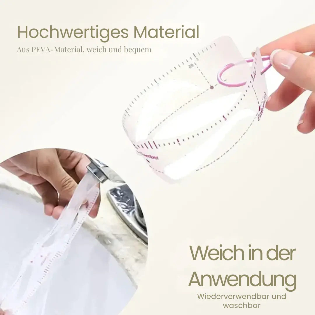 Augenbrauen Schablonen Set — Wiederverwendbare Brauenvorlagen mit elastischem Riemen Mivoza Deutschland
