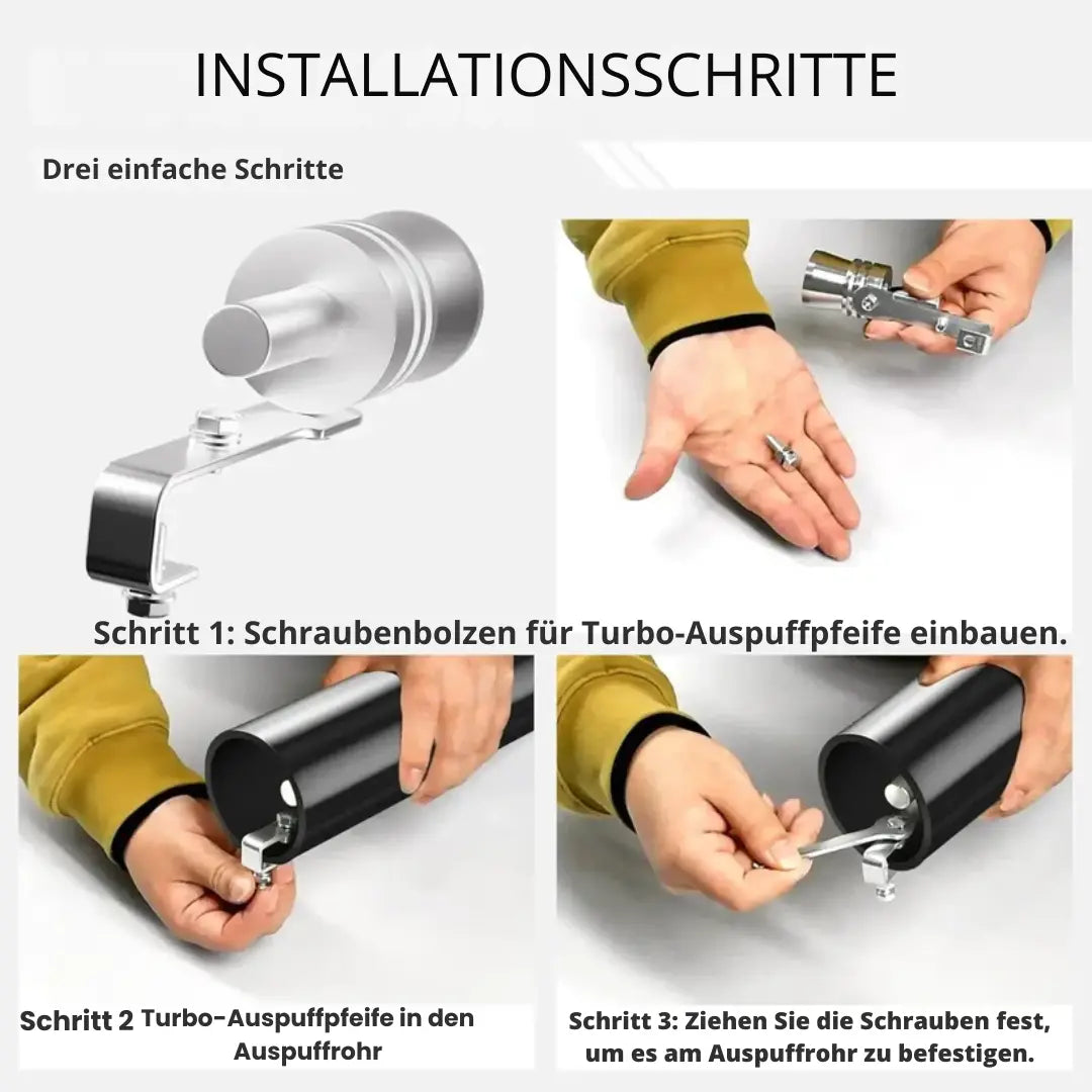 Auspuffrohr-Pfeife für Turbomotoren Mivoza Deutschland