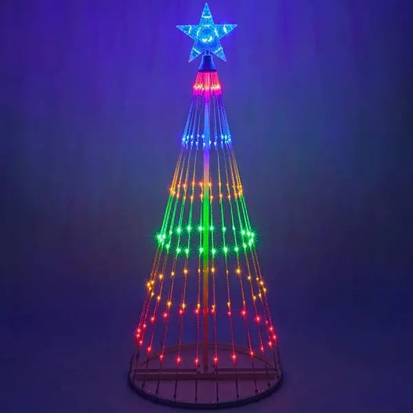 Außen-LED-Lichterkette — Bunte Atmosphäre per Fingertipp schaffen Mivoza Deutschland