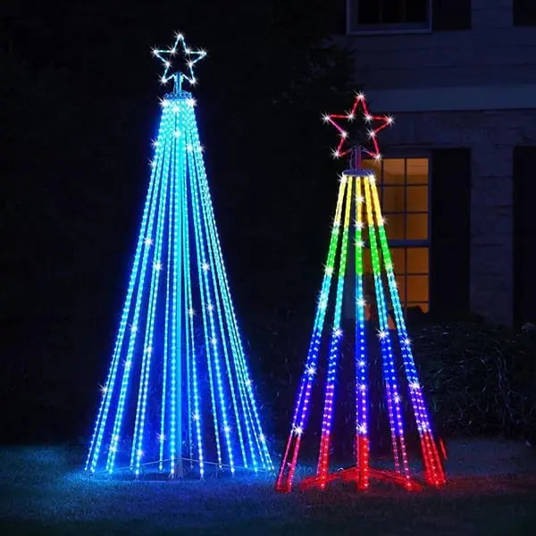 Außen-LED-Lichterkette — Bunte Atmosphäre per Fingertipp schaffen Mivoza Deutschland