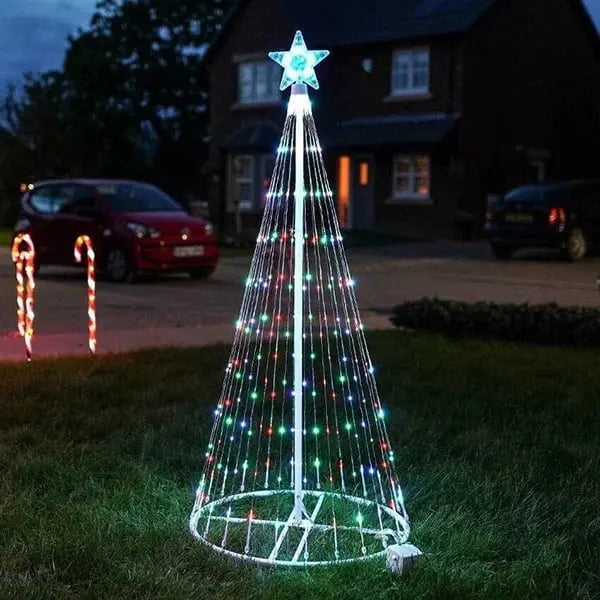 Außen-LED-Lichterkette — Bunte Atmosphäre per Fingertipp schaffen Mivoza Deutschland