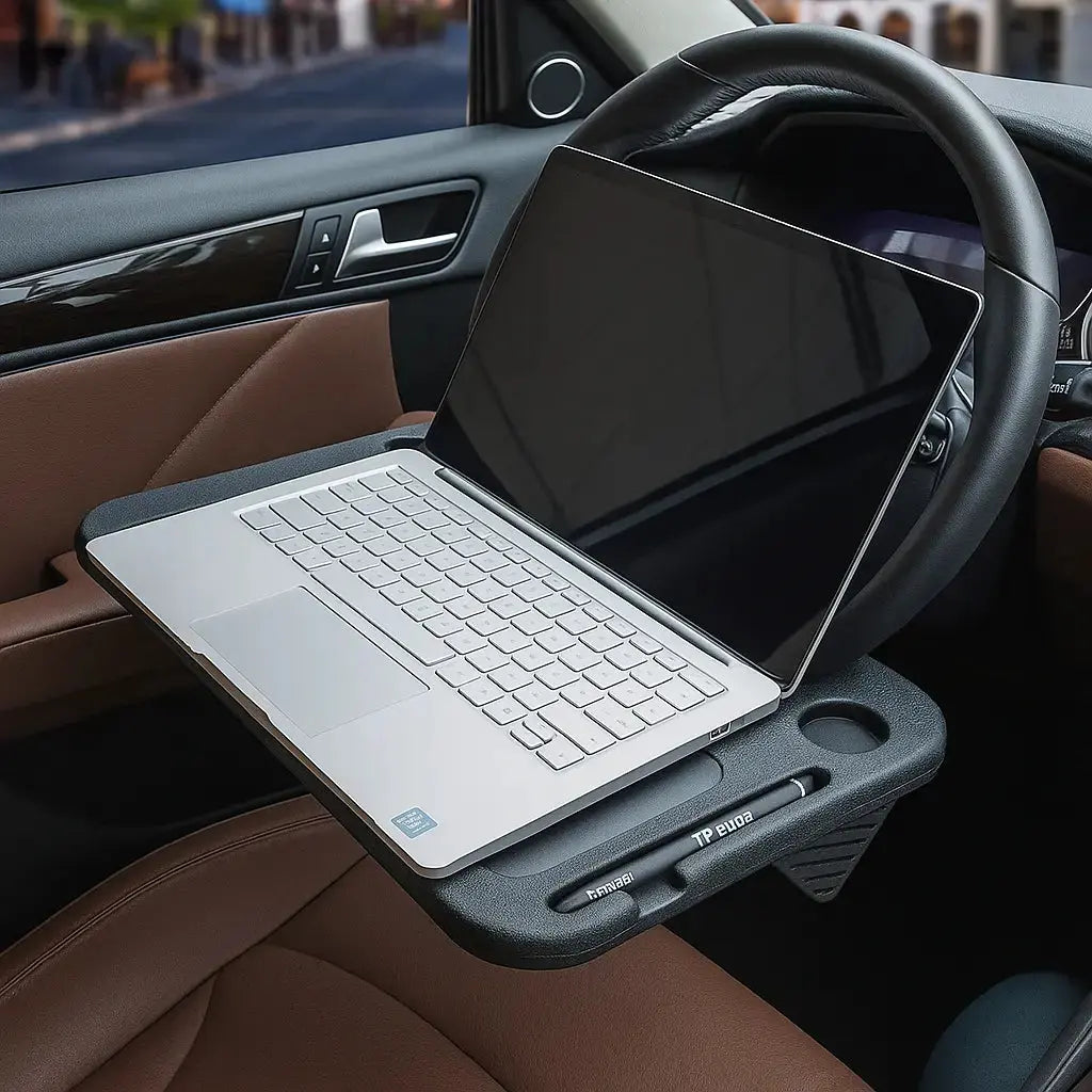Auto-Esstisch & Laptophalter – Direkt am Lenkrad montierbar Mivoza Deutschland