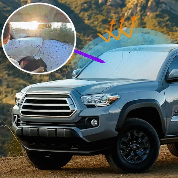 Auto-Sonnenschutz für Windschutzscheiben – UV-reflektierender Hitzeabschirmung für SUVs und Autos Mivoza Deutschland