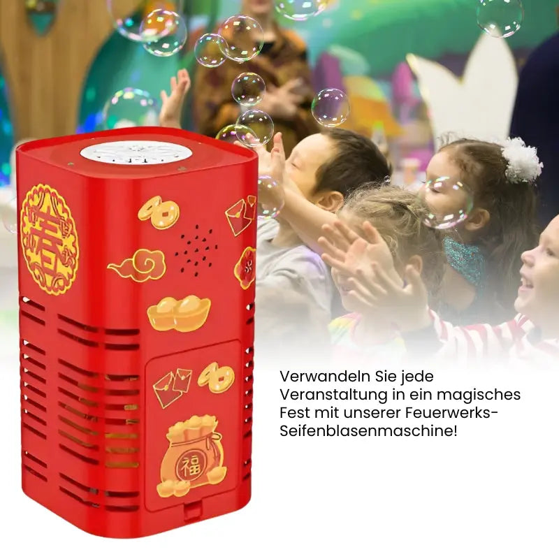 Automatische Feuerwerksblasenmaschine mit Lichtern und Musik Mivoza Deutschland