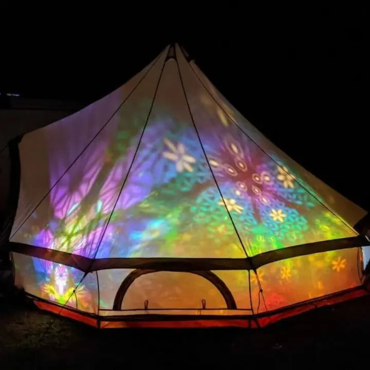 Bunte böhmische dekorative Lampe mit USB-Ladeanschluss Mivoza Deutschland