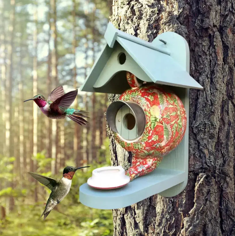 Buntes Teekannen-Vogelhaus Mivoza Deutschland