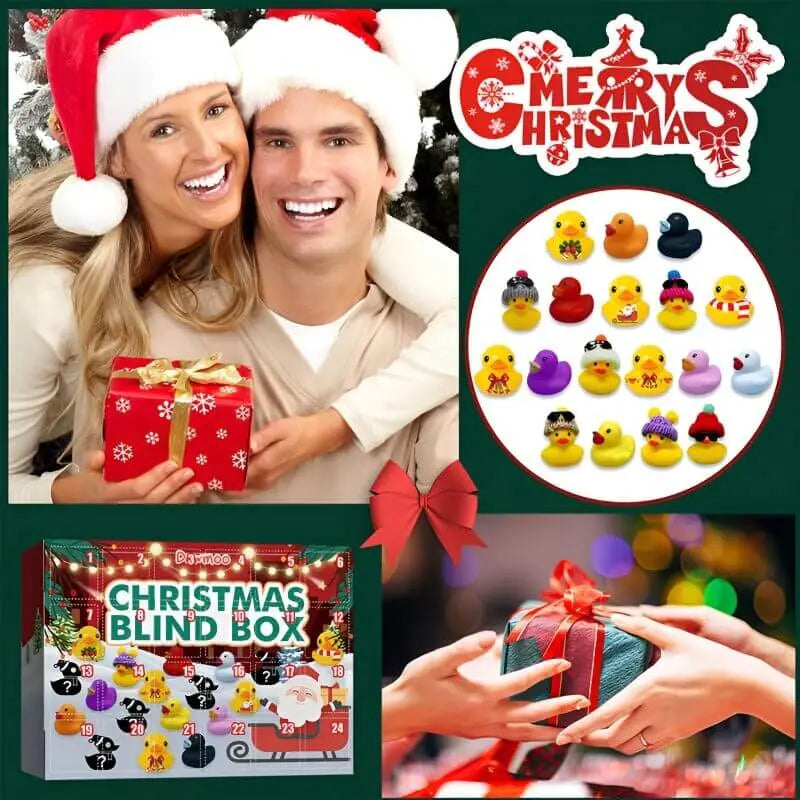ChristmasDuck™ Weihnachts-Gummientchen-Adventskalender (24er Satz) Mivoza Deutschland