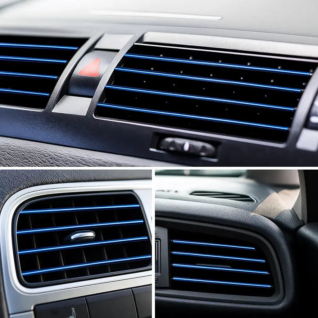 Chrom-Lüftungszierstreifen – Auto-Innenraum-Upgrade ohne Montageaufwand Mivoza Deutschland