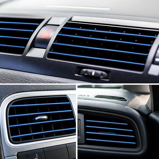 Chrom-Lüftungszierstreifen – Auto-Innenraum-Upgrade ohne Montageaufwand Mivoza Deutschland