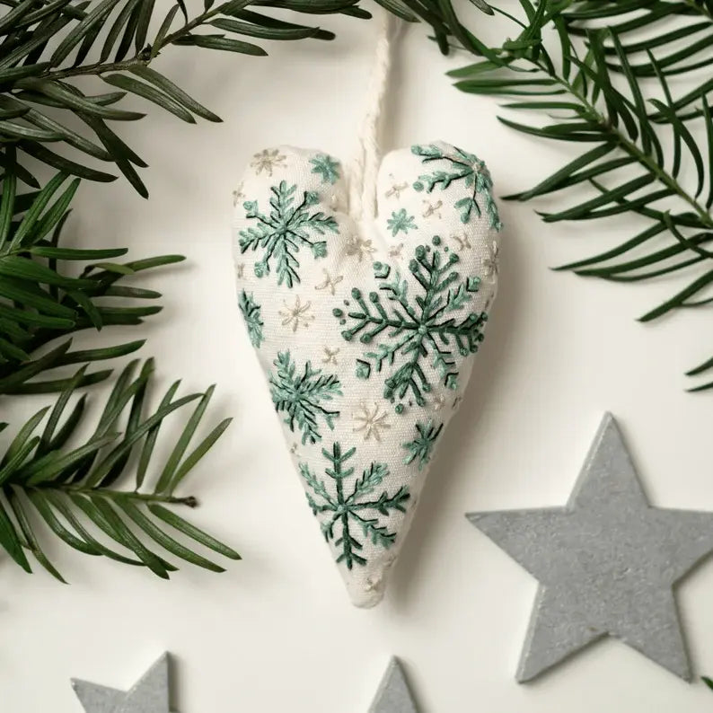 DIY-Weihnachtsherz-Stickerei-Set – Kreative Aktivität vor Weihnachten Mivoza Deutschland