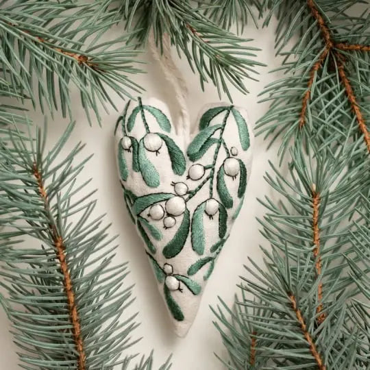 DIY-Weihnachtsherz-Stickerei-Set – Kreative Aktivität vor Weihnachten Mivoza Deutschland