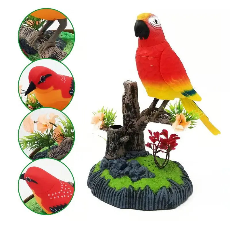 Dekovogel mit Sprachaktivierung und Naturklang Mivoza Deutschland