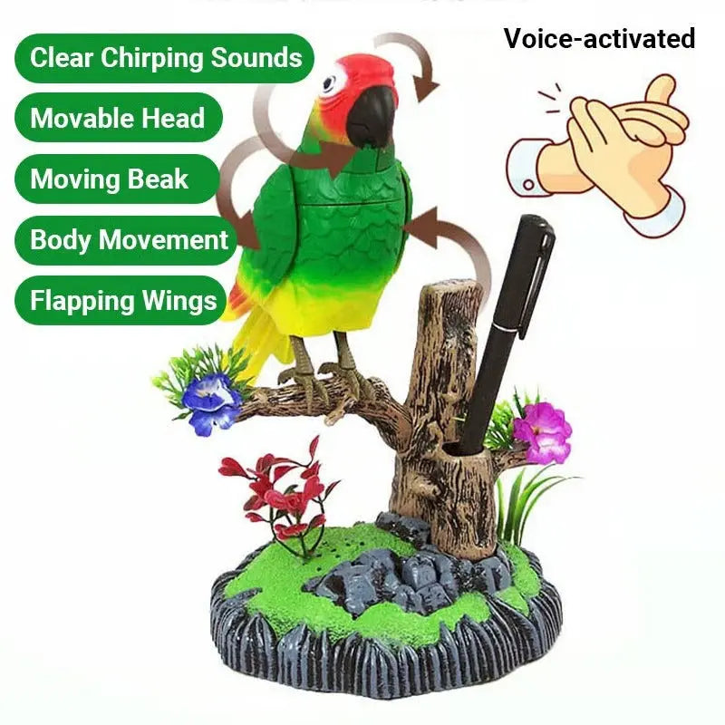 Dekovogel mit Sprachaktivierung und Naturklang Mivoza Deutschland