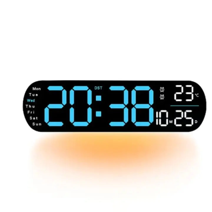 Digitale Wanduhr Großes LED-Display mit Fernbedienung Mivoza Deutschland