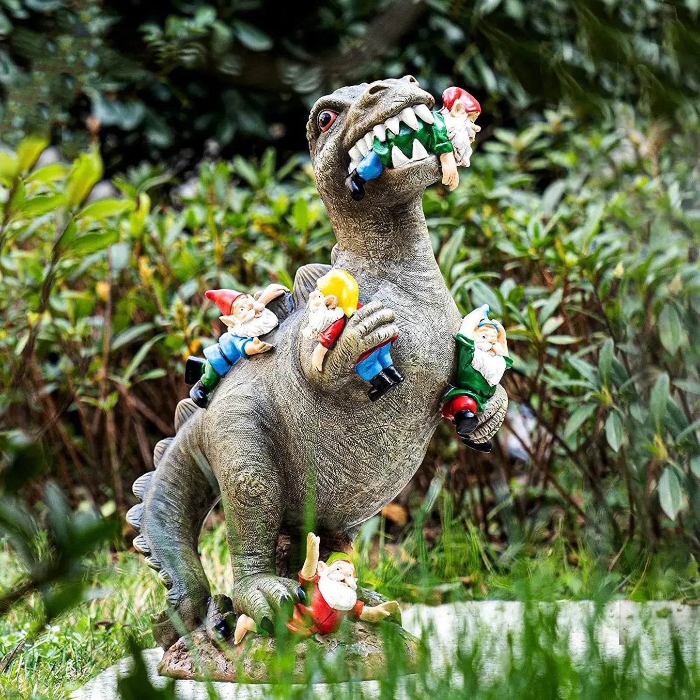 Dinosaurier-Gartenfigur – Lustiger & Einzigartiger Wichtelfresser Mivoza Deutschland
