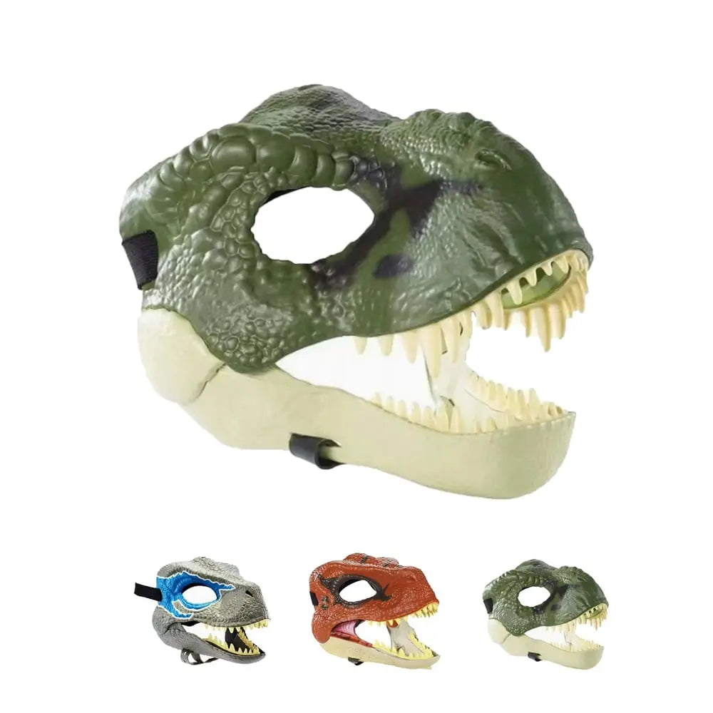 Dinosauriermaske mit beweglichem Kiefer – Auch für Hunde geeignet Mivoza Deutschland