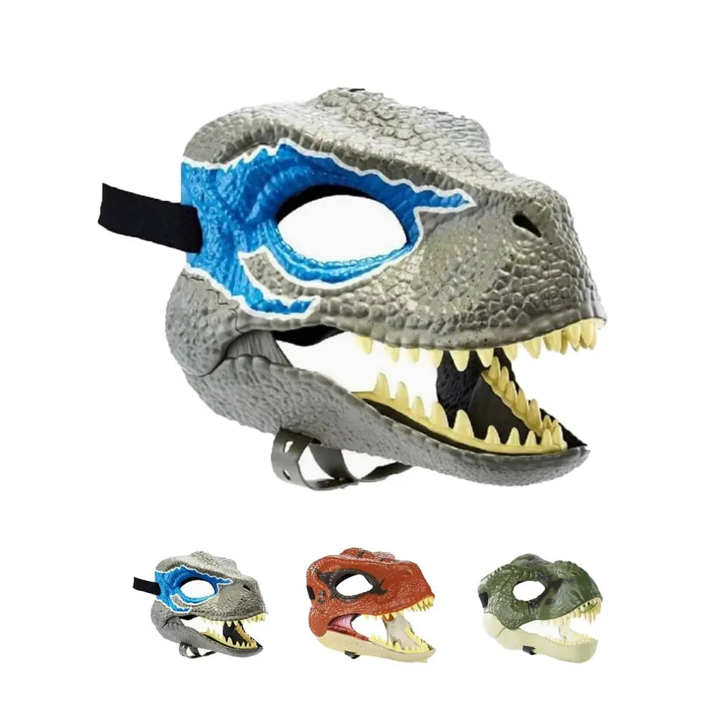 Dinosauriermaske mit beweglichem Kiefer – Auch für Hunde geeignet Mivoza Deutschland