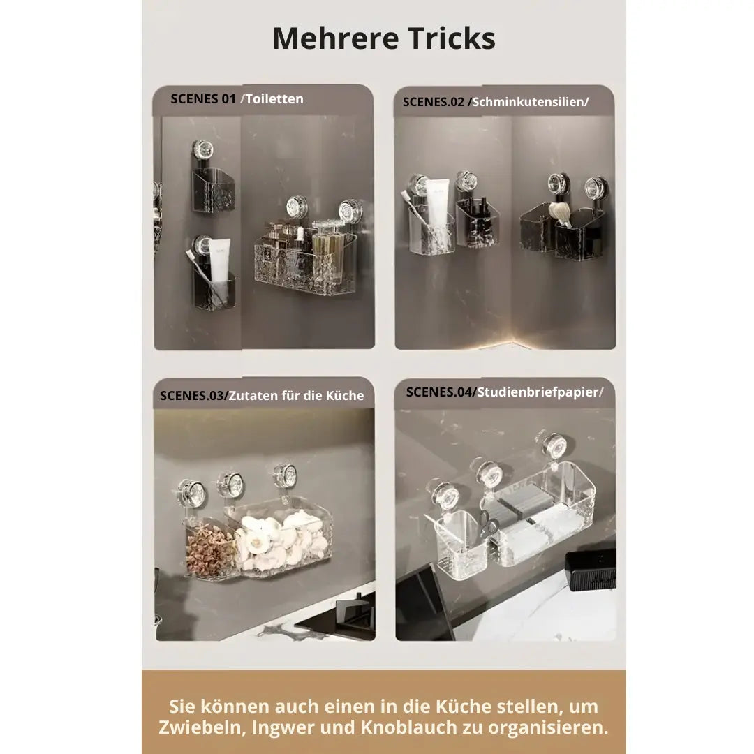 Duschablage mit Gletscherdesign – Stilvolle Ordnung im Badezimmer Mivoza Deutschland
