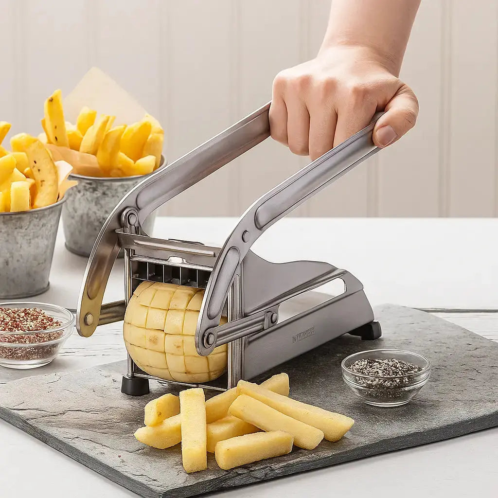 Edelstahl-Fritten-Schneider – Für hausgemachte Pommes in Top-Qualität Mivoza Deutschland