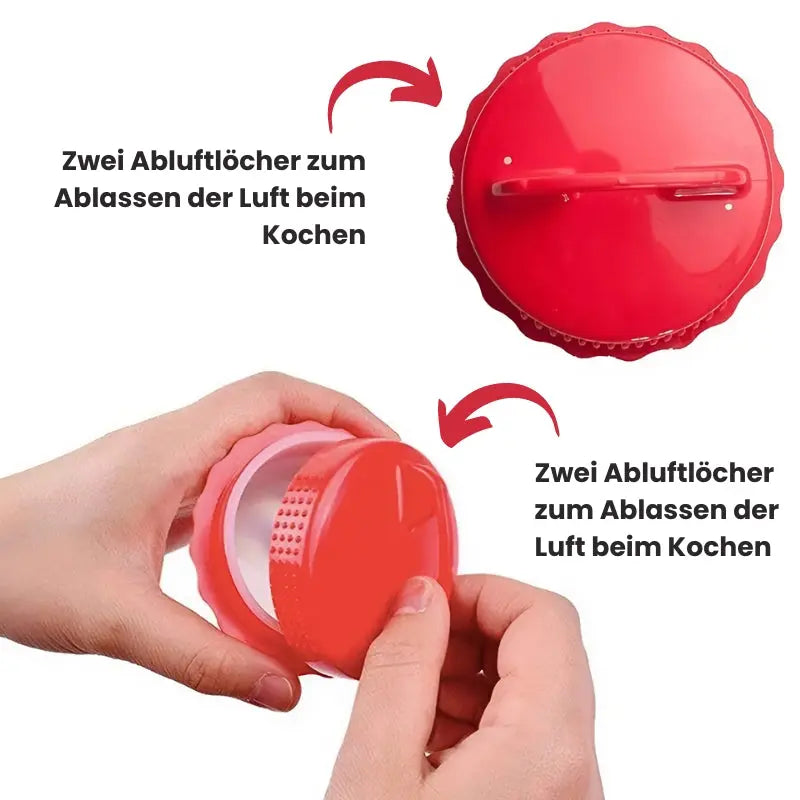 Effizienter 6-teiliger Eierkocher Dampfgarer mit Schneidemaschine Mivoza Deutschland