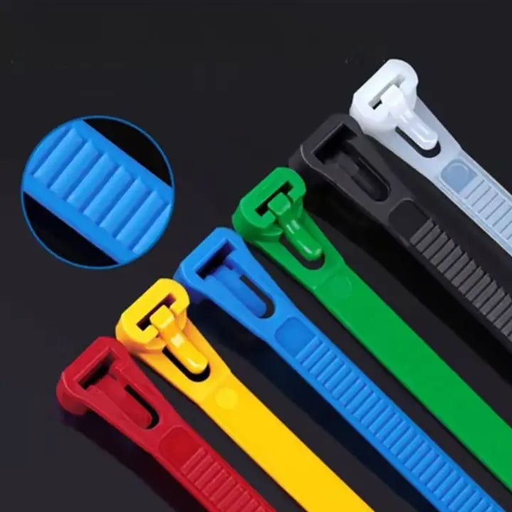Elastische Nylon-Kabelbinder - 100 (Stück) Mivoza Deutschland