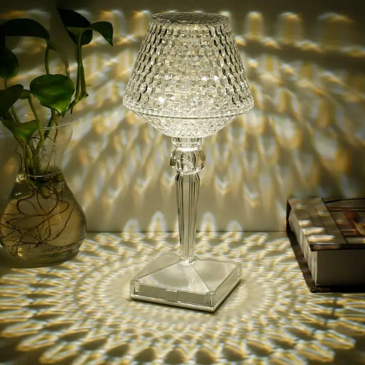 Elegante Kristalltischlampe Mivoza Deutschland