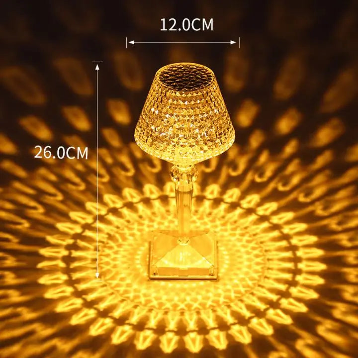 Elegante Kristalltischlampe Mivoza Deutschland