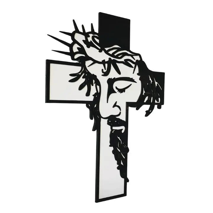 Eleganter Jesus Kreuz Metal Wanddekoration Mivoza Deutschland
