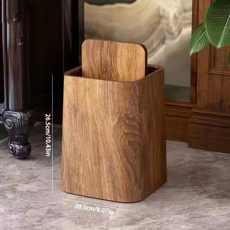 Eleganter Mülleimer im Marmor-Design mit Schwenkdeckel Mivoza Deutschland