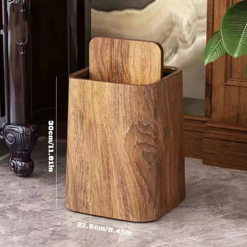 Eleganter Mülleimer im Marmor-Design mit Schwenkdeckel Mivoza Deutschland